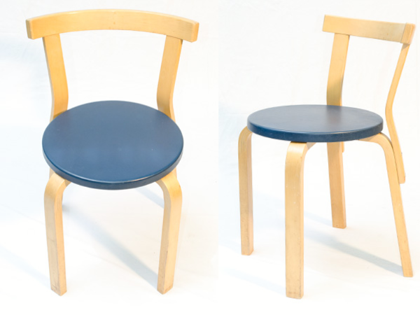Alvar Aalto's model 68 side chair